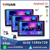 2 Din Autoradio Carplay Android Auto 7 9 10 Zoll 4G 64G Universal Multimedia Player DSP AM RDS AHD GPS WIFI Auto radio