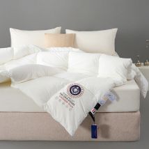 Superweiche Gänsedaunen-Bettdecken mit fünf Sterne, Hotel-Bettdecken, flauschige Doppelbettdecke, Queen-Size-Bett, Ganzjahres-Steppdecke