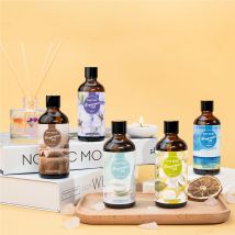 PHATOIL 100ml Serie di fiori Oli profumati per diffusore Produzione di candele Muschio bianco Gomma da masticare Brisa marina Olio aromatico in polvere per bambini