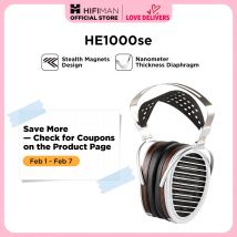 HIFIMAN HE1000se Cuffie audiofili magnetiche planari aperte sul retro over-ear full-size con magneti stealth per casa e studio