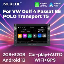 2Din Wireless Carplay Android 13 Dla VW Passat B5 MK4 MK5 Golf 4 Polo Bora Jetta T5 Nawigacja Radio samochodowe GPS WIFI RDS Stereo