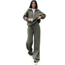 Fashion Autumn Winter Pants Sets Women Fashion Solid Color Pullover Sweatshirt Trousers Two Piece Set Female Casual Streetwear