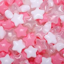 150 pz Non Tossico Libero BPA Palline di Plastica Morbida 2.67 pollici Stella Multi-forma per i bambini Casa da Gioco Piscina Decorazione Della Festa di Compleanno