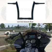 Motorrad 1,5 Zoll 12" 14" 16" 1-1/4" Affenbügel Lenker für Harley Road Glide 2014-2022