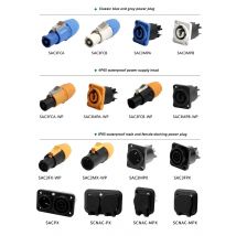 Powercon-Stecker, abschließbarer Kabelstecker + Fahrgestellbuchse für elektrische Bohrmaschine, LED-Bildschirm, Bühnenbeleuchtung, Stromanschluss