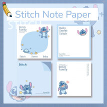 50 sztuk Disney Cute Stitch Series karteczki samoprzylepne uczeń wiadomość naklejka kreskówka