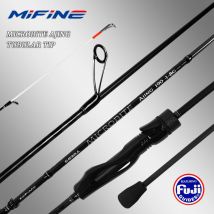 MIFINE MICROBITE AJING Wędka Spinningowa z Końcówkami Tubularnymi 40T Power UL/L 1-5g/1-8g/2-10g Szybka Ultralekka Wędka do Łowienia Pstrągów i Okoni