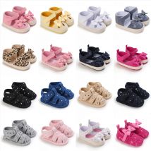 Frühling und Herbst Sandalen, Prinzessin Schuhe, Jungen und Mädchen erste Wanderer weiche Sohle bequeme Wanderschuhe 0-18m