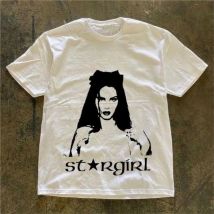 Frauen Y2k Stil Gothic Slim Vintage Grafik Baby T-Shirt Punk Kurzarm Crop Tops Punk Sexy Streetwear Emo Girl 2000er Jahre Tops