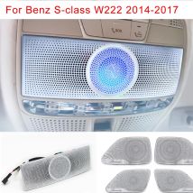 LED 3/7/64 Farben für Mercedes Benz S-Klasse W222 Deckenlautsprecher Brillenetui Lampe Leselampe Umgebungslicht