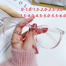 Luksusowe progresywne okulary do czytania Okulary damskie krótkowzroczne Okulary z okrągłą oprawką Okulary korekcyjne Krótkowzroczność