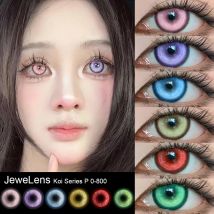 JeweLens Cosplay Myopie Corlor Kontaktlinsen Anime Schüler 6 Monate 1 Paar Halloween Niedliche Augenlinsen