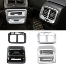 Für Volkswagen VW Tiguan MK2 2017-2019 Zentrale Konsole Lagerung Box Armlehne Box AC Outlet Vent USB Panel Abdeckung trim