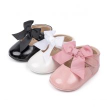 Kidsun leichte atmungsaktive Bowknot Babys chuhe weiche Anti-Rutsch-Sohle Kleinkind Mädchen Neugeborene erste Walker Hochzeits kleid Schuhe 0-18m