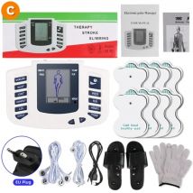 EMS Tens Electro Muscle Stimulator 8 Modi Digital Pulse Akupunktur Massagegerät Niederfrequenz-Massageinstrument Maschine Gesund