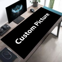 Personalisiertes maßgeschneidertes Mauspad, großes DIY-Spielmatte, XXL-Spiel, Büro, Computer, Tastaturmatten, Logo/Foto/Amine, Gummi, lange Schreibtischunterlage