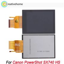 Pantalla LCD Original para Canon PowerShot SX740 HS, pieza de repuesto para reparación de cámara