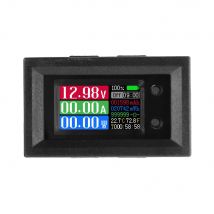 DC4 ~ 30V 10/50/100A 9 in 1 Voltmetro digitale Tensione Corrente Potenza Capacità Temperatura Tester multifunzionale con sensore NTC