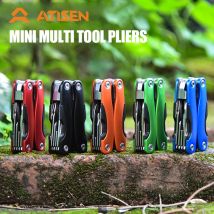 Edelstahl-Multitools, Zangen-Taschenmesser mit robuster Zange, austauschbare Bits, Multitools für Outdoor, Survival, Wandern