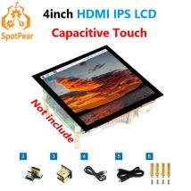 Raspberry Pi 4 Zoll HDMI LCD 4 Zoll kapazitives Touchscreen-Anzeigemodul 720 × 720 kompatibel mit HDMI