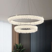 Luxus Moderne Decke Kronleuchter Künstlerische Kristall LED Anhänger Lichter Hochzeit Party Parlor Villa Restaurant Decor Hängen Lampen