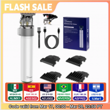 Tagliacapelli elettrico Hatteker Tagliacapelli elettrico per intaglio e taglio con testa a olio Tagliacapelli elettrico domestico, Tagliacapelli con ricarica USB