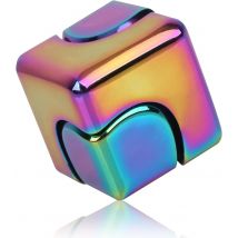 Platz Dekompression Kreisel Würfel Legierung Cube Anti-Angst Fingertip Spielzeug Hand Fidget Spinner Vent Spielzeug Flipo Flip für Kinder