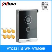 Dahua Original VTO2211G-WP mit Regenschutz PoE IP Villa RFID Türstation, Türsprechanlage, Steuerschloss, Anruf an die Telefon-App