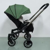 4-in-1-Multifunktions-Kinderwagen für Neugeborene. Leichter, faltbarer Autositz. Zwei-Wege-Kinderwagen mit hoher Sichtfunktion. Babytrage
