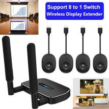 50M Wireless HDMI Extender Video Sender Empfänger Bildschirm Teilen Schalter für Telefon Treffen PS4 Kamera Laptop PC Zu TV Projektor