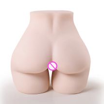 Real Size Silicone Ass for Male Masturbation 18 Adult Supplies Double Channel Sex Dolls Anus Realistic Vaginal Pussy Anal Toys
