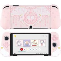 GeekShare Nintendo Switch custodia OLED Kawaii Pink Star 3D Silicone Nintend Switch custodia protettiva OLED accessori per Console NS