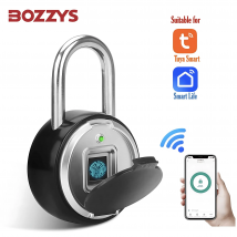 BOZZYS Tuya Fingerabdruckschloss Haushaltsschloss Mobile Remote-Autorisierung Bluetooth Entsperren Elektronisches Schloss aus Zinklegierung Wasserdicht