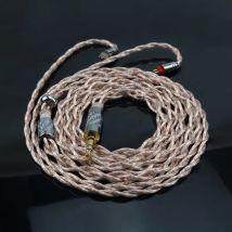 XINHS128 cavo schermato intrecciato ibrido oro-argento-rame 22AWG adatto per IE900 water Moondrop