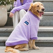 Hunde-Kapuzenpullover für große Hunde, warme Winter-Hundekleidung, Fleece-Hundemantel, Labrador, Golden Retriever, Alaskan Malamute, Kleidung, Hundeweste
