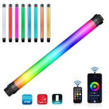 LUXCEO P7RGB Pro RGB Light Stick Lampada a bacchetta LED per illuminazione fotografica video con controllo smartphone IP68 Impermeabile esterno