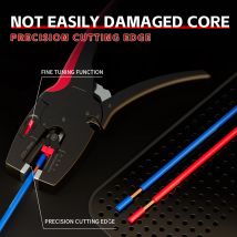 Automatische Abisolierzange und -schneiderzange, 2-in-1, robuste Werkzeuge, 0,03–10 mm2/32–7 AWG, Mini-Multifunktions-Elektroreparatur