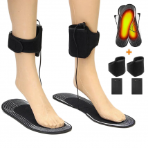 Electrically Heated Insoles for Shoes Battery Electric Heating Shoe Sole Winter Feet Warm Sock Pad Washable Warm Thermal Insoles