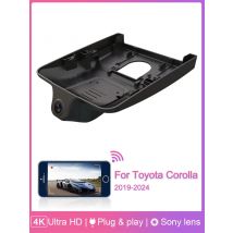 Plug and play Dash Cam For Toyota Corolla Hybrid 2019 2020 2021 2022 2023 2024 Hatch & Hatchback & Sedan Car DVR 4K UHD DashCam