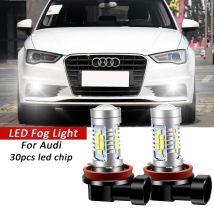 2szt Canbus biała H8 H11 Żarówka LED przeciwmgielna Samochodowa lampa DRL do Audi A3 8P 8V A4 B6 B8