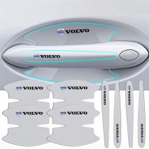 8 szt. Naklejek ochronnych na klamki i wgłębienia drzwi samochodu, zapobiegających zarysowaniom, do Volvo XC90 V90 V60 XC60 V40 EC40 EX40 S80 S60 S90 C40 XC40
