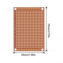 10/20 szt. 5x7cm Miedziana płytka perforowana, kompozytowa płytka PCB, uniwersalna płytka prototypowa, jednostronna płytka drukowana