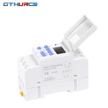 Timer Digitale THC TP8A16 Programmabile Settimanale su Guida DIN, Microcomputer Elettronico 30A 220V 230V 6A-30A 12V AC THC15A