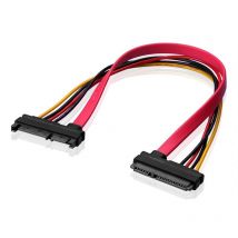 SATA 22 Pin Male To Female Sata Extension Cable SATA 3 III 22 Pin Male to Female 7+15 Pin SATA Data Power Combo Extension Ca