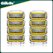 Gillette Fusion Pro glide Klingen manuelle Rasur Bart Rasierer Rasierer füllt 5 Schichten für die Gesichts pflege des Mannes Haars ichere Entfernung