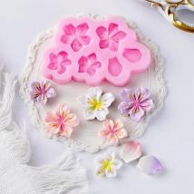 3D Blume Silikon Formen Chrysantheme Zweig Fondant Schokolade Form Harz Formen Backen Werkzeuge Kuchen Dekoration Zubehör