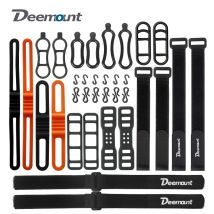 16/30 pezzi cinturino in silicone luce posteriore fissa cinturino elastico multi-dimensione resistente alle alte temperature con fibbia fissa installare manubrio