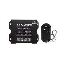 Controller dimmer LED 30A 12-24V con telecomando wireless RF a 3 tasti Dimmerazione continua per stringa di illuminazione a LED monocolore