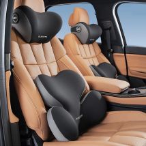 Poggiatesta per auto supporto lombare supporto per cuscino per il collo cuscino universale supporto per la schiena in Memory Foam accessori per interni da viaggio per auto