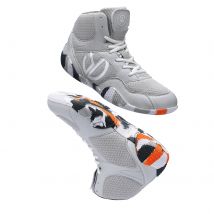 Stivali da wrestling professionali Scarpe da boxe da combattimento leggere da uomo Scarpe da ginnastica da boxe traspiranti in mesh di alta qualità di grandi dimensioni 40-50